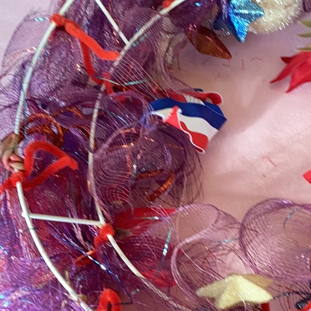 Patriotic 4th of July Themed Wreath